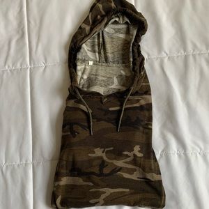 long sleeve camo hoodie